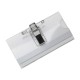 Congresbadges met knijper combi 40x75mm